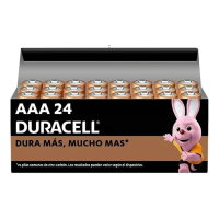 PACK DE 24 PILAS DURACELL AAA ALCALINA CAJA