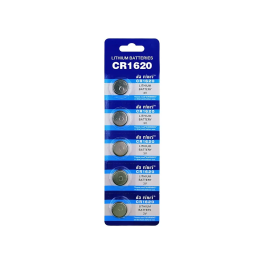Pack 5 Pilas Cr1620 3V Lithium Bot&oacute;n Litio