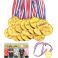12pzs Medallas Deportivas De Oro Para Ganadores