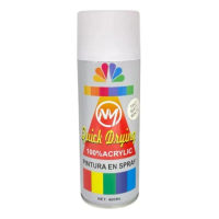 Pintura Acrilica Spray Aerosol Uso General 400ml color Blanco