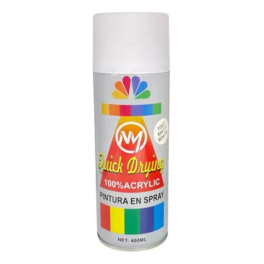 Pintura Acrilica Spray Aerosol Uso General 400ml color Blanco