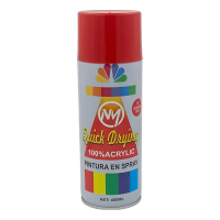 Pintura Acrilica Spray Aerosol Uso General 400ml color Rojo