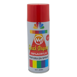 Pintura Acrilica Spray Aerosol Uso General 400ml color Rojo