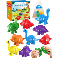 Juego Dinosaurios Abecedario Emparejar