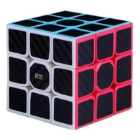 Cubo Rubik 3x3 Fibra De Carbono 3x3x3