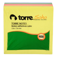 TORRE NOTES CUBO 7,6X7,6 CM 400 HJS