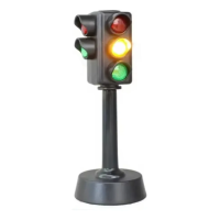 Semáforo A Escala Mini Señal De Tráfico Luz Y Sonido Juguete