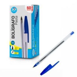 BOLIGRAFO PASTA AZUL PUNTA FINA CAJA 50 UNIDADES