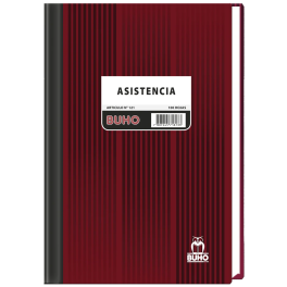 LIBRO DE ASISTENCIA BUHO 100 HOJAS