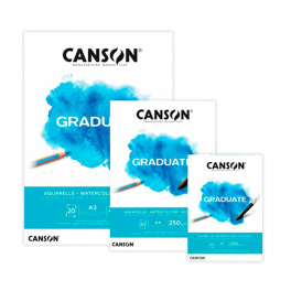 Canson Graduate - Block Acuarela 20 hojas 250 g/m2