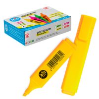 DESTACADOR CUADRADO ANCHO AMARI. HY101801 CAJA 12 UNIDADES