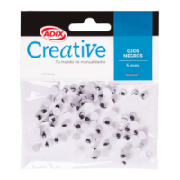 OJO 5MM 75U NEGRO (011) CREATIVE