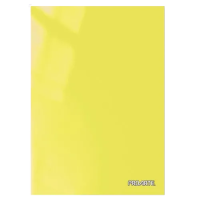 CARPETA PLASTIFICADA C/ACOCLIP COLOR AMARILLO, MORADO CELESTE