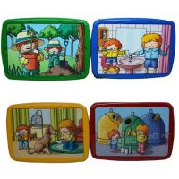 SCHOOL SET 4 PUZZLES ECOPUZZLE 36049 