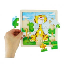 PUZZLE TIGRE MADERA