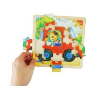 Puzzle Auto Madera