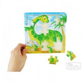 PUZZLE DINOSAURIO MADERA